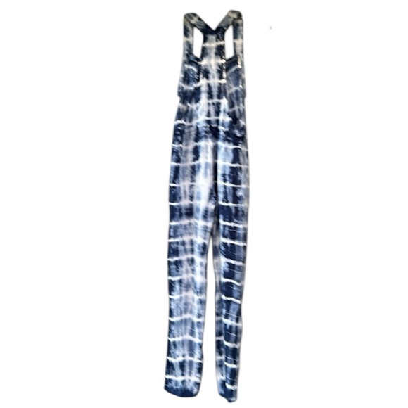 Cloth & Stone Anthropologie Asta Tie Dye Jumpsuit Romper Overalls in Sz XS - Picture 3 of 12